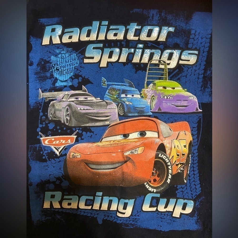 3 for $15 💜 Cars Disney Pixar Boys Size 7 Sleeveless Tank Top